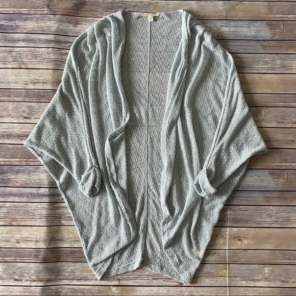 oversized batwing cardigan